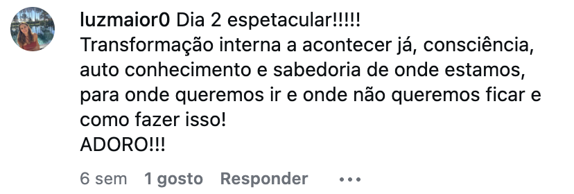 Testemunho do Instagram