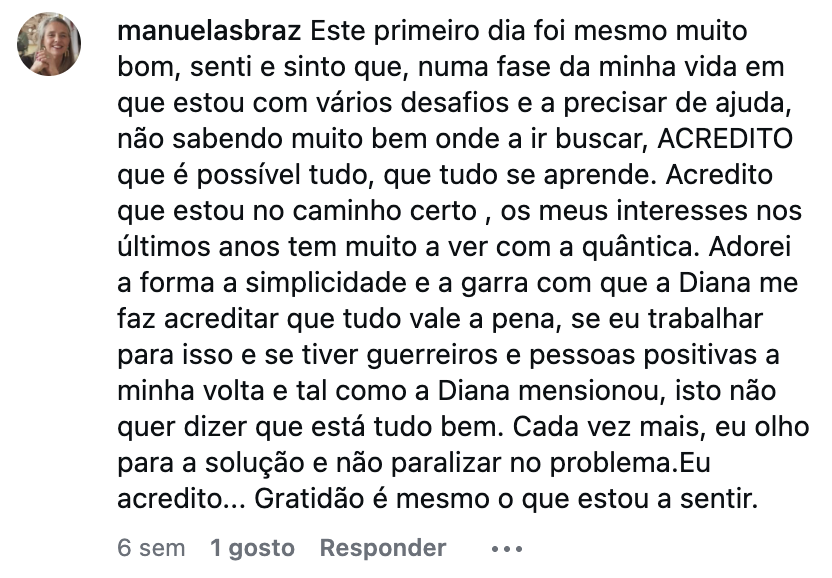 Testemunho do Instagram